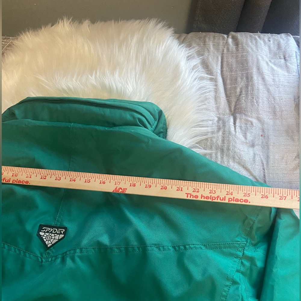 Vintage Spyder Sz L Men's Green Performance Jacket/ Ski Jacket - Picture 16 of 16